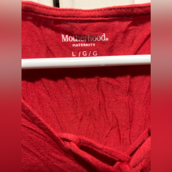 Maternity Short Sleeve Shirt - Picture 2 of 3